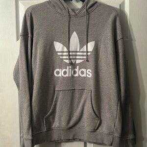 XS adidas women’s grey hoodie